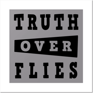 truth over flies, kamala pence debate Posters and Art